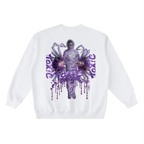 Oversized Crewneck Taped Sweatshirt